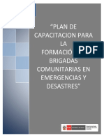 Plan de Capacitacion Brigadistas