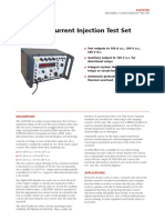 Test Secondary Current Injection Set