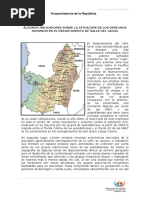 DDHH Valle Del Cauca