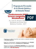 Fenilcetonuria: trastorno metabólico hereditario