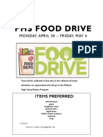 Food Drive Flier PDF