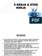 BUDAYA - KERJA & ETOS - KERJA KuliaH