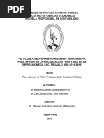 Benites Castillo Planeamiento Tributario Fiscalizacion
