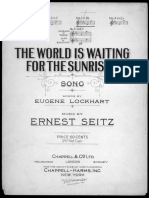 The World Is Waiting For The Sunrise Ernest Seitz