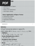 Chapter V Vector Spaces