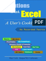 Solutions With Excel A Users CookBook