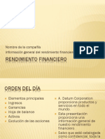 Rendimiento-financiero