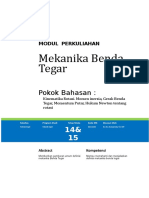 Modul 9 (Sembilan) Mekanika Benda Tegar