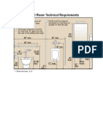 Toilet Room Technical Requirements
