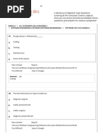 Software Engineering Multiple Choice Questions and Answers-Software Life Cycle Models