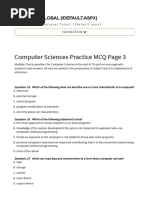 Practice Questions For Computer Sciences Page 3