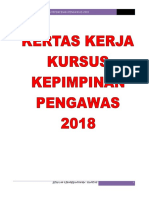 Kertas Kerja Kursus Kepimpinan 2018