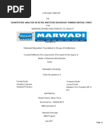 Quantitative Analysis of Retail Investors Behaviour Towards Mutual Fund - Final