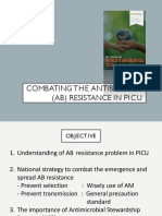 Combating The Antibiotic Resistance in PICU