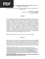 Artigo Participação Social