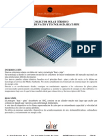 Colectores Solares Tubos de Vacio Heat Pipe