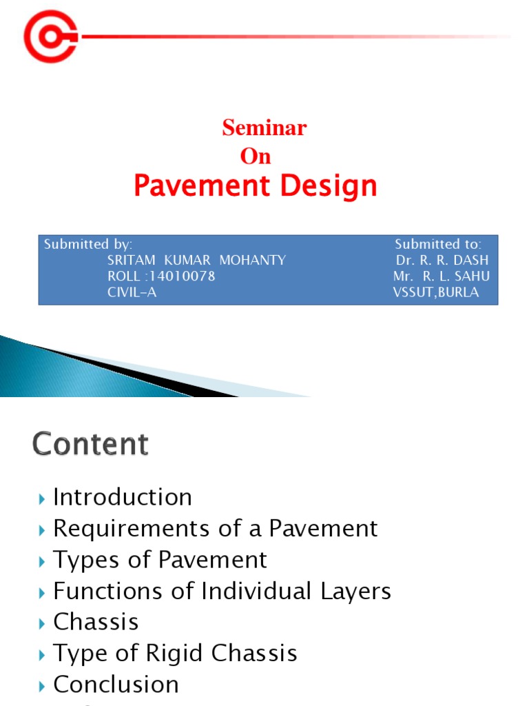 Rigid and Flexible Pavement Design Overview | PDF | Road Surface ...