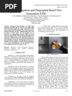 Face Recognition and Fingerprint Based New Generation ATM