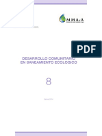 Desarrollo Comunitario en Saneamiento Ecologico