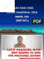 Bedah SKL Ipa Un 2018