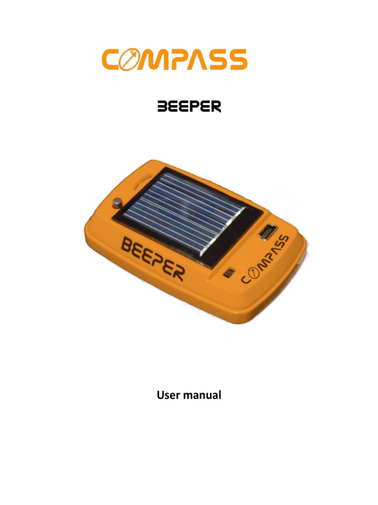Beeper User Manual Provv PDF Usb Personal Computers