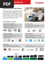 Pixma Home - Mg5765 Tech Sheet