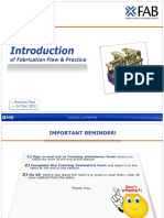 Basic Introduction of Fabrication Flow New