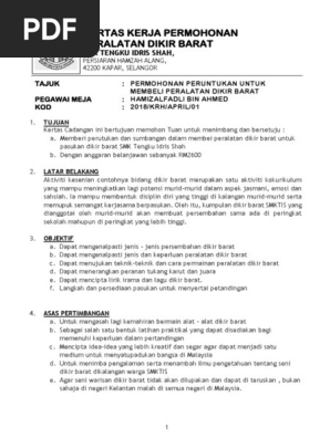 Kertas Cadangan Dikir Pdf