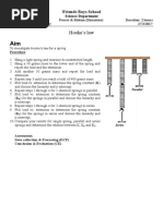 Hooke's Law