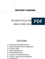 Iron Deficiency Anaemia: DR Mrs Stella Kanu Bmls Mbbs MSC