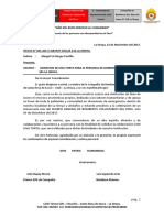 Solicitud de donación de una torta para bomberos voluntarios