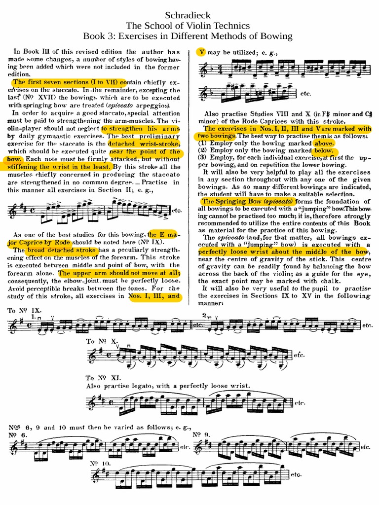 Schradieck H. - The School of Violin Technics. Book 3. Exercises in ...