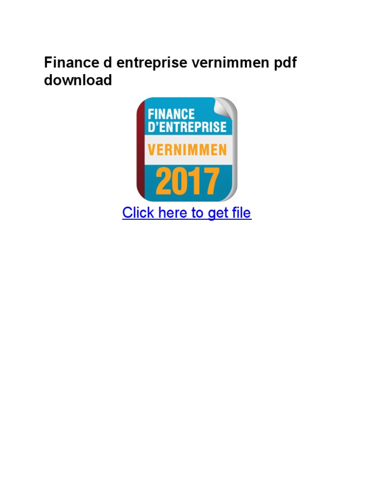 Pdf Telecharger Vernimmen Pdf Francais Gratuit Pdf Pdfprof Com