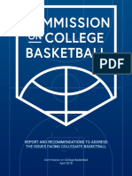 Commission On College Basketball Report