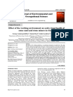 Journal of Environmental and Occupational Science