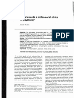 Notes Towards a Professional Ethics For