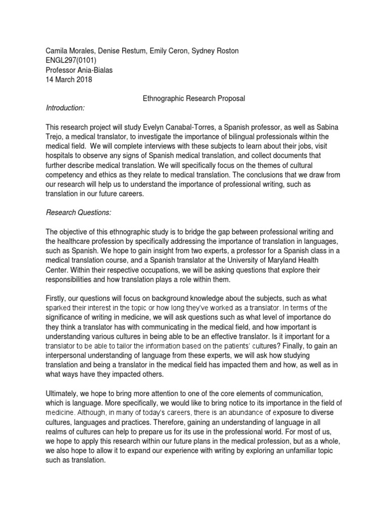 Importance of Bilingual Medical Translators | PDF | Translations ...