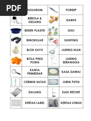 Label Alatan Makmal Pdf