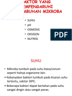 Faktor Yang Mempengaruhi Pertumbuhan Mikroba