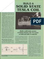 Build A Solid State Tesla Coil - Electronics Now - Nov. 1994