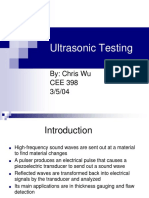 Ultrasonic Testing Chris Wu