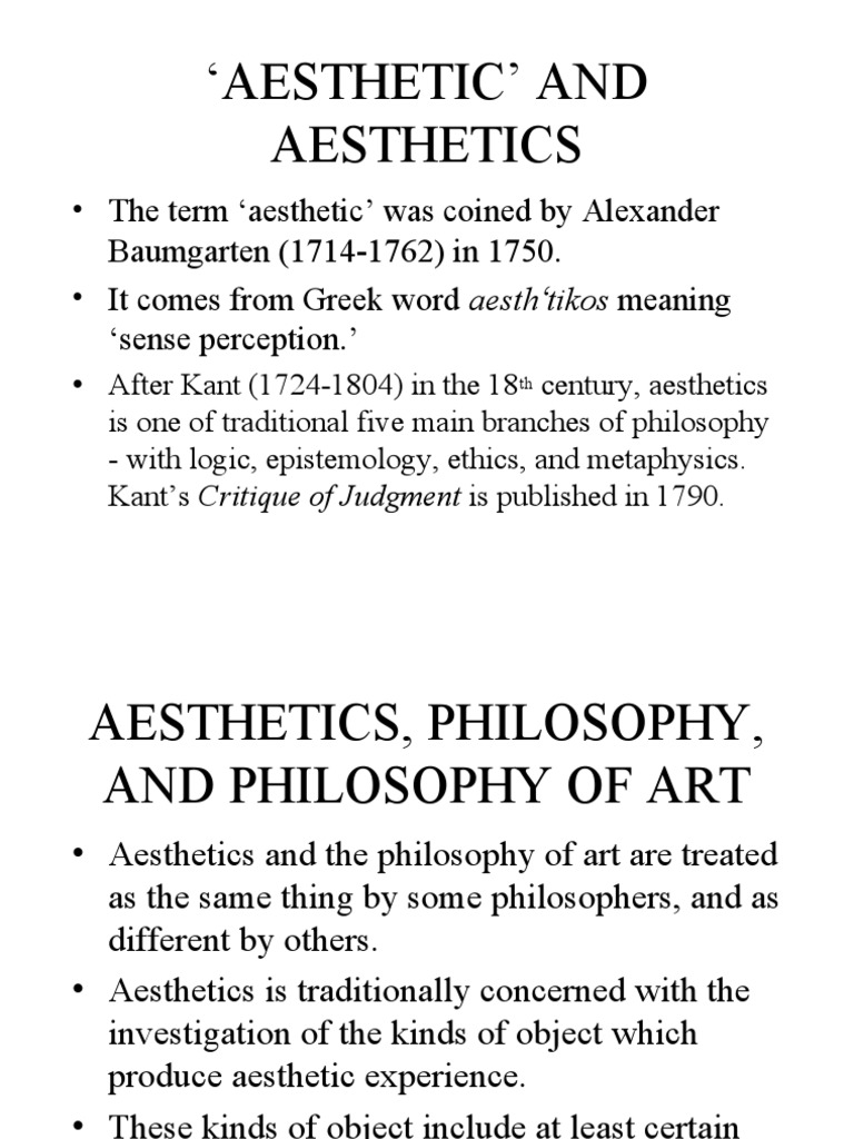 Understanding Aesthetics and Beauty | PDF | Aesthetics | Beauty
