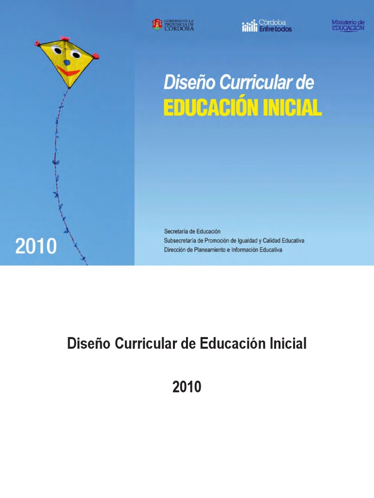 Diseño Curricular Nivel Inicial Córdoba 2023 | PDF | Plan de estudios ...
