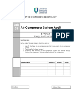 LAB 3 Air Compressor System Audit 