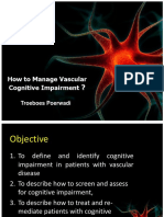 How to Manage Vascular Cognitive Impairment Prof.troeboes