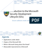 Introduction To The Microsoft Security Development Lifecycle (SDL) .PPSX