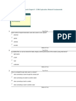 Take Assessment - Enetwork Chapter 8 - Ccna Exploration: Network Fundamentals (Version 4.0)