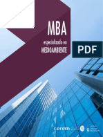 Master Mba Especializado en Medio Ambiente