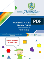 Homotetia: Transformação geométrica que preserva a forma