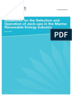 Ruk13 h Guidelines for the Selection and Operations of Jack Ups in the Marine Renewable Energy Industry